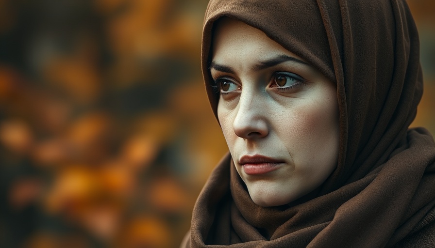 Woman with headscarf outdoors, symbolizing cancer diagnoses rising in women.