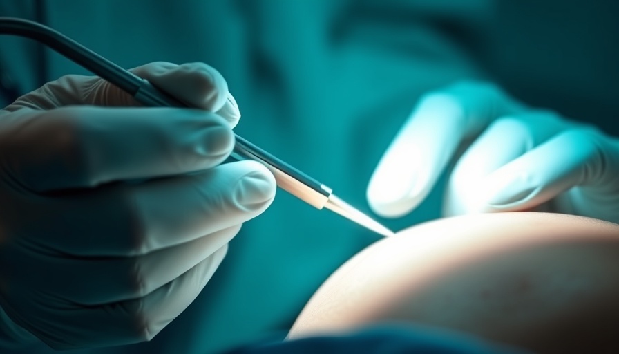 Hidradenitis cysts treatment procedure in clinical setting.