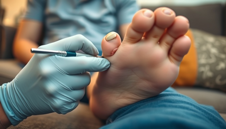 Ingrown toenail solutions with professional treatment at home.