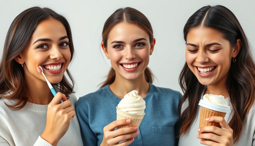 Women illustrating the best toothpaste for sensitive teeth, smiling and experiencing discomfort.