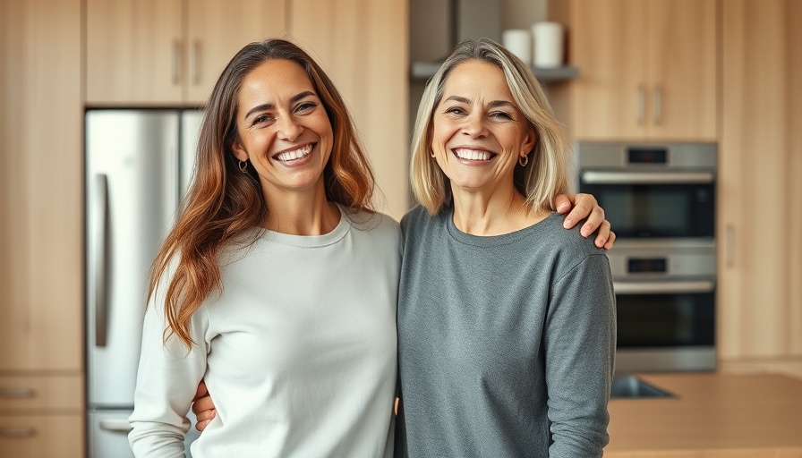 Two women in kitchen sharing a joyful moment, highlighting low carb meals.