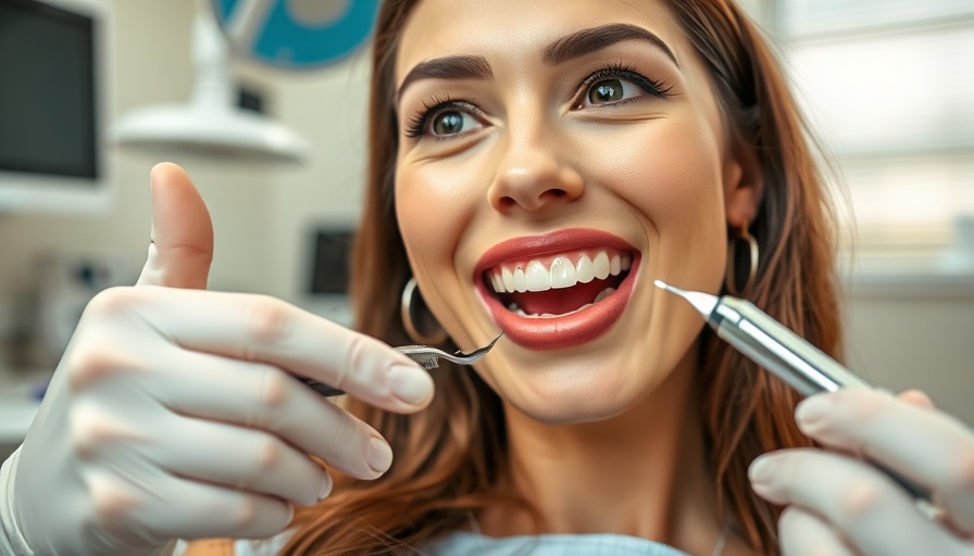 Concerned woman explores teeth whitening methods, close-up.