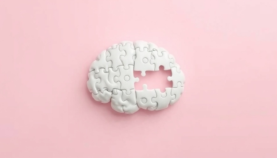 Brain-shaped puzzle missing piece highlights early Alzheimer’s disease detection.