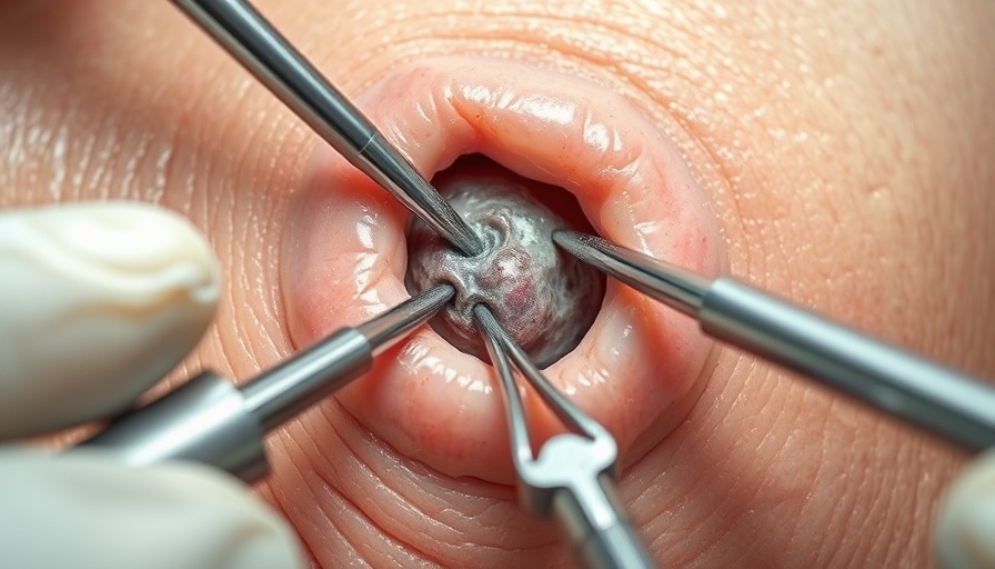 Detailed medical procedure for skin rash diagnosis.