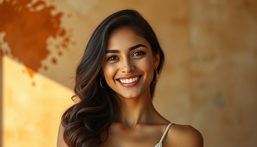 Smiling woman portrait in sleeveless top, related to Superfoods for Health.