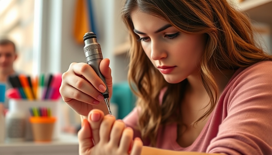 Creative foot care technique in vibrant setting, foot health tips.