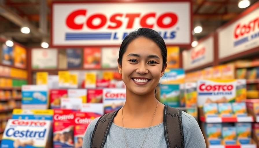 Young woman at Costco showcasing top 10 new low carb snacks.