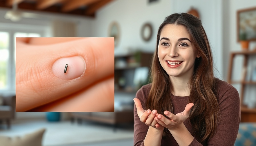 Young woman explains pain-free splinter removal hack in video.