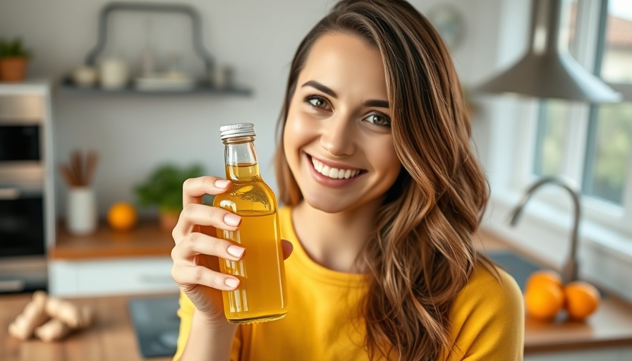 DIY immunity shots preparation in a bright kitchen setting.