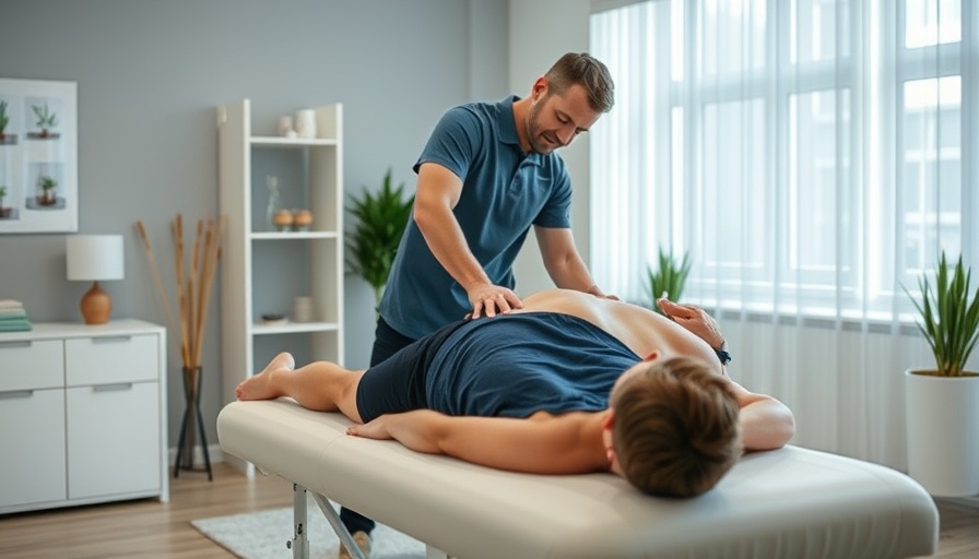 Therapist addressing why neck and back pain occurs.