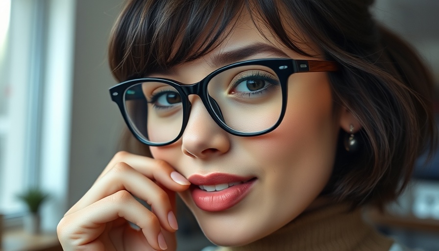 Young woman engaging in cheek biting, mental health focus.