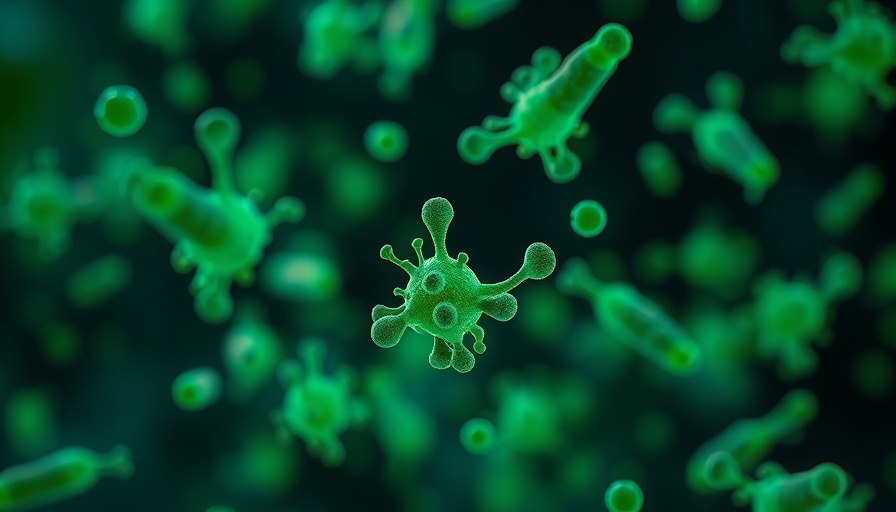 Detailed image of salmonella bacteria related to egg recall.