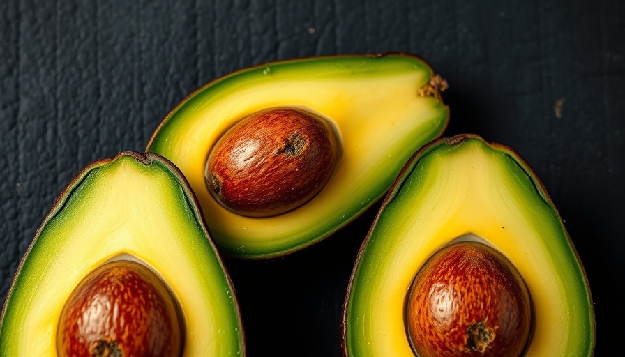Vibrant avocado halves showing green flesh, emphasizing best foods for heart health.