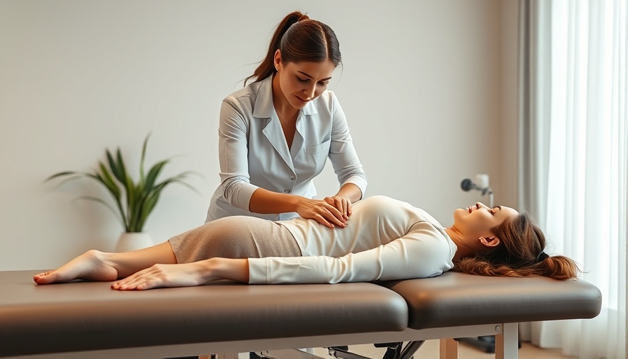 Chiropractor provides back adjustment in modern clinic, addressing why neck and back pain.