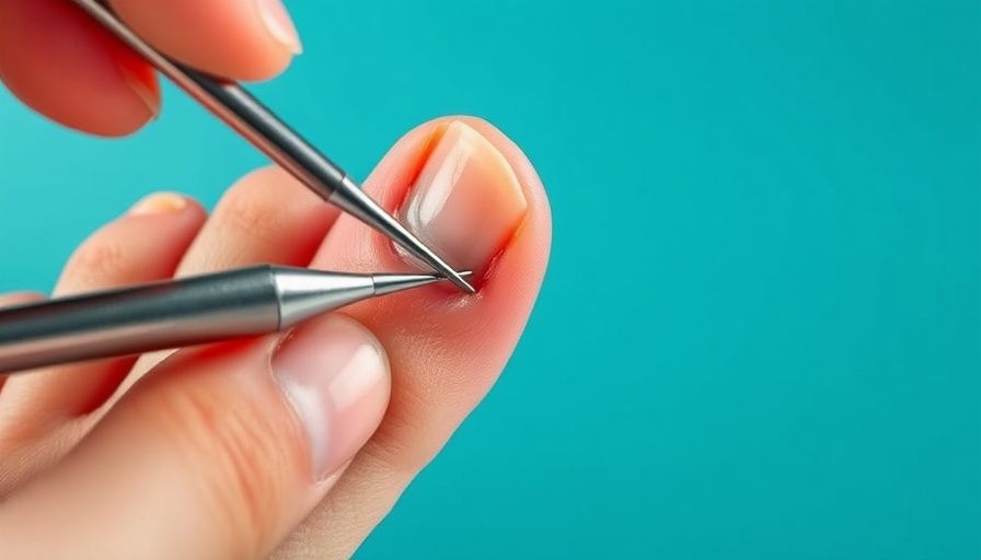 Ingrown toenail solutions detailed close-up procedure.