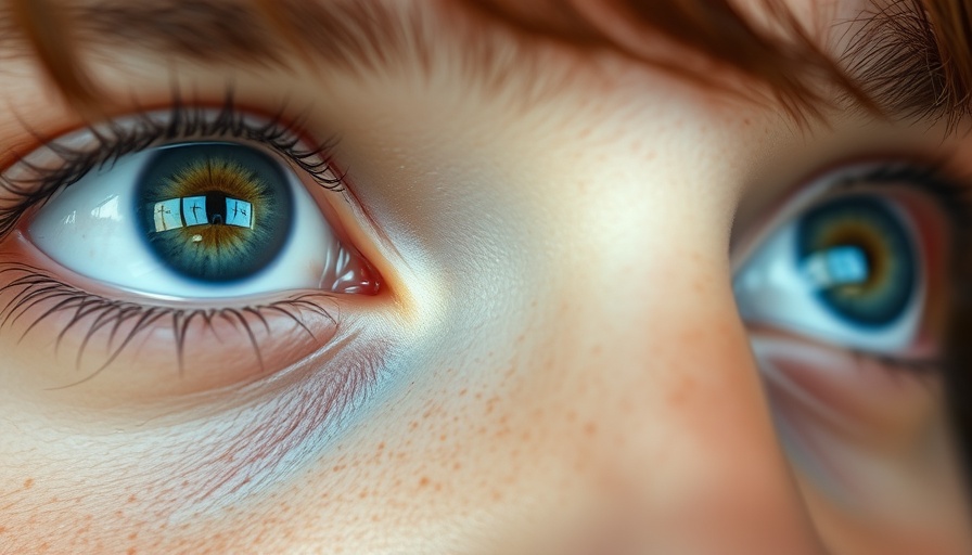 Close-up on eyes highlighting vision health and dementia prevention.