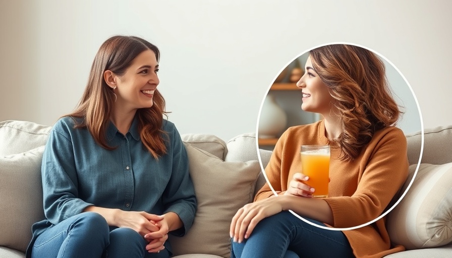 Women discussing kombucha health risks.