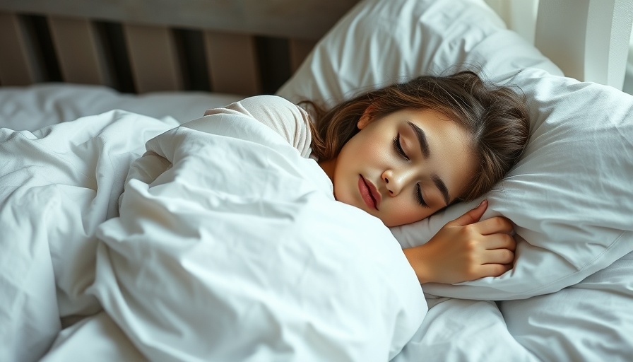 Young woman peacefully sleeping in white bedding for better sleep
