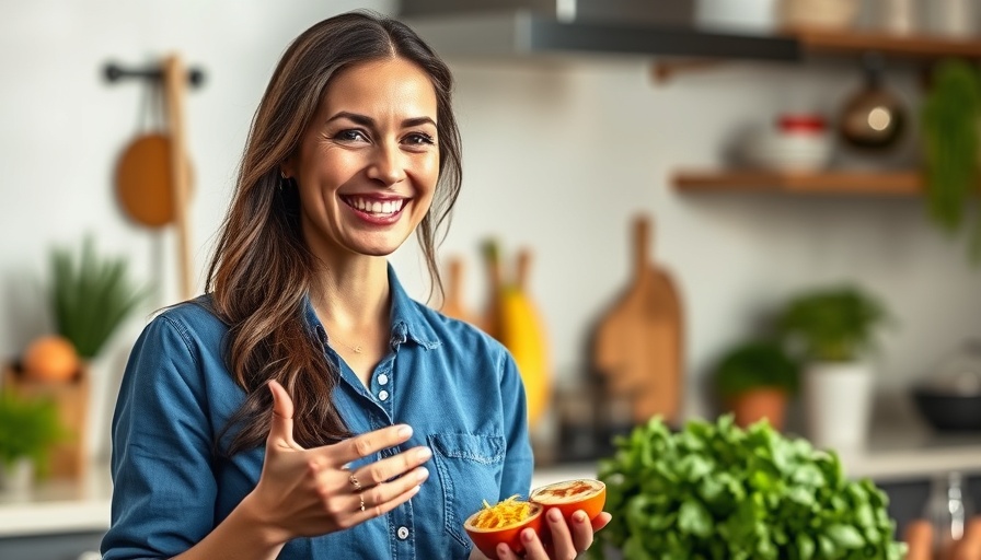 Smiling woman discussing best whitening toothpaste ingredients.