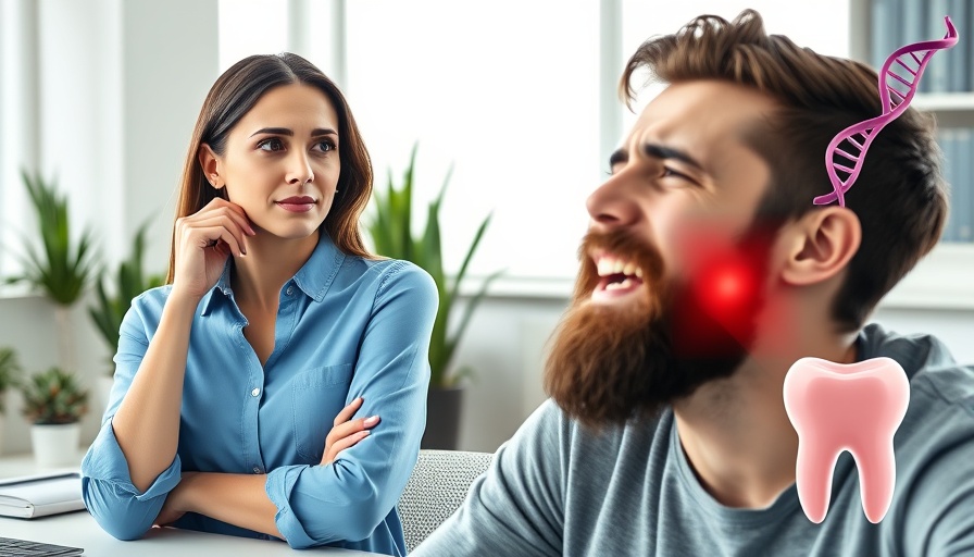 Hormonal imbalance effects on dental health with man experiencing toothache.