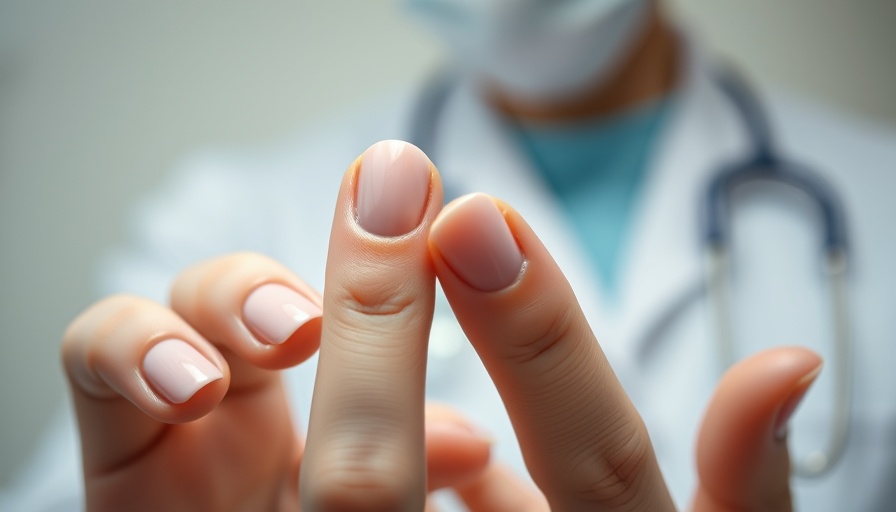 Doctor reacts to nail care tips with white polished nails.