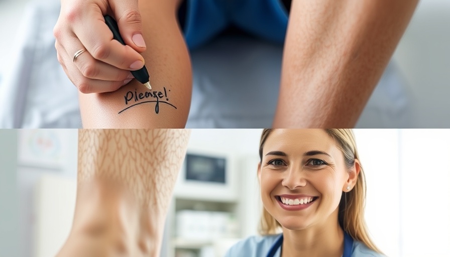 Person preparing for surgery with smiling woman in two-panel scene, knee surgery recovery tips