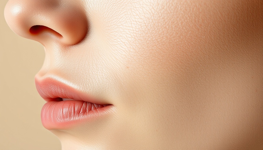 Close-up of skin pores during blackhead extraction for skin rash diagnosis.