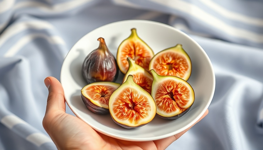 Fresh sliced figs on a white plate highlighting health benefits.