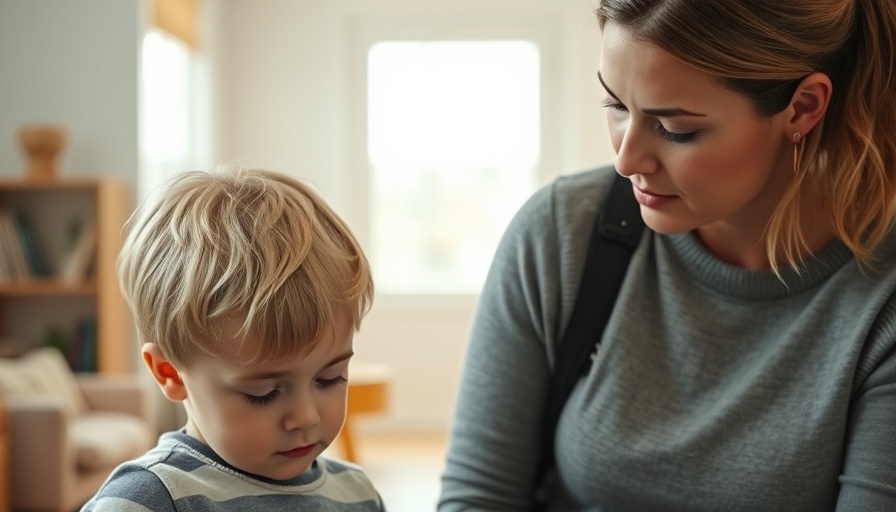 Child and woman engaging in thoughtful interaction, assessing nonverbal cues.