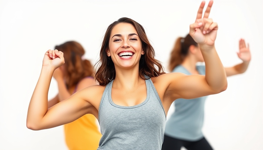 Weight loss exercises for women, energetic workout demonstration.