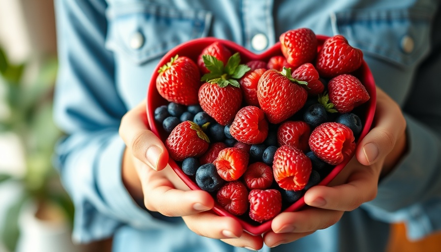 Bowl of berries held in hands, foods to promote kidney health.