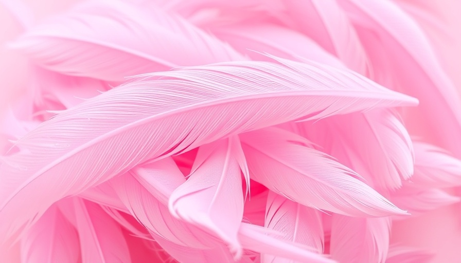 Delicate pink feathers symbolizing sensitivity related to vaginal itching in perimenopause.