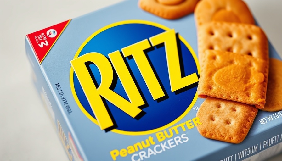 Ritz Peanut Butter Crackers Recall: close-up packaging display.