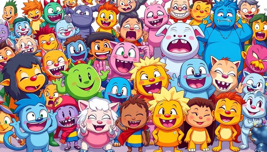 Colorful cartoon characters for tips on starting elementary school.