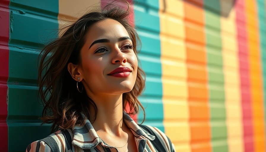 Young woman basking in sunlight against colorful wall, Vitamin D Deficiency Diseases