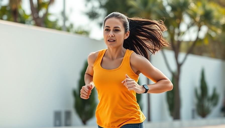 Woman running outdoors promoting Vitamin D for osteoporosis prevention