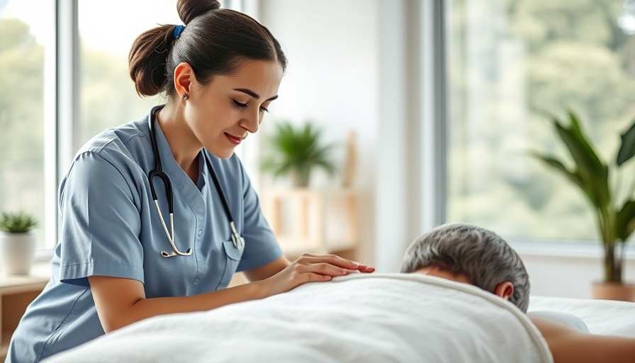 Therapist performing a massage, why neck and back pain treatment.
