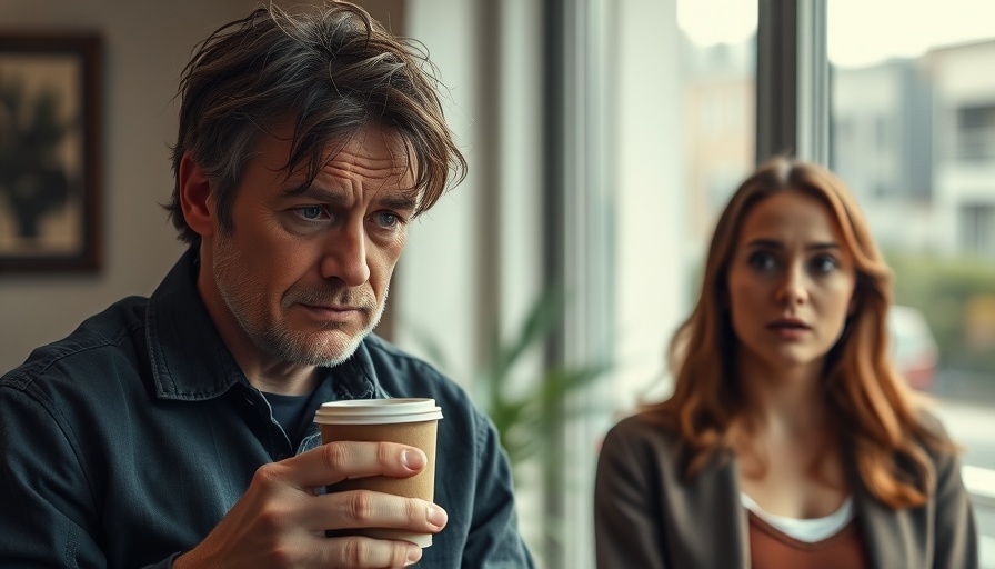 Learn how to nap like a pro with sleepy man holding coffee.