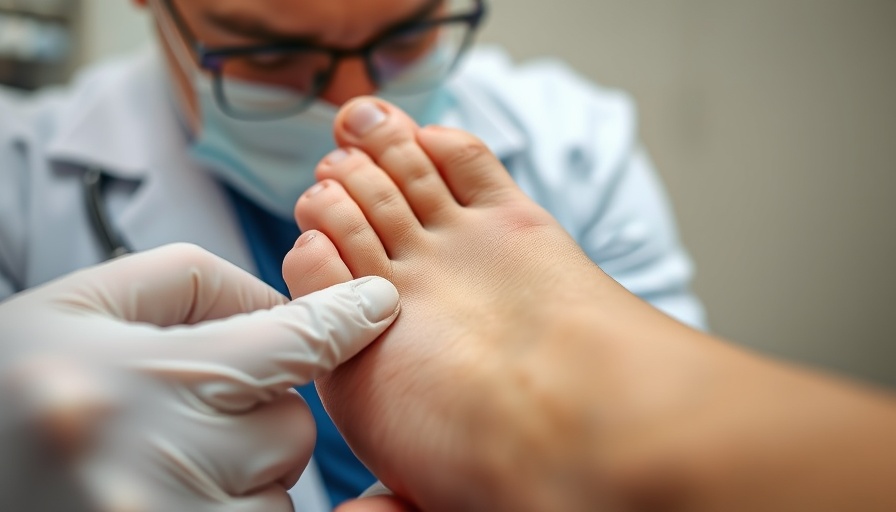 Close-up of foot bumps examined, informative overlay on bumps in your foot meaning.