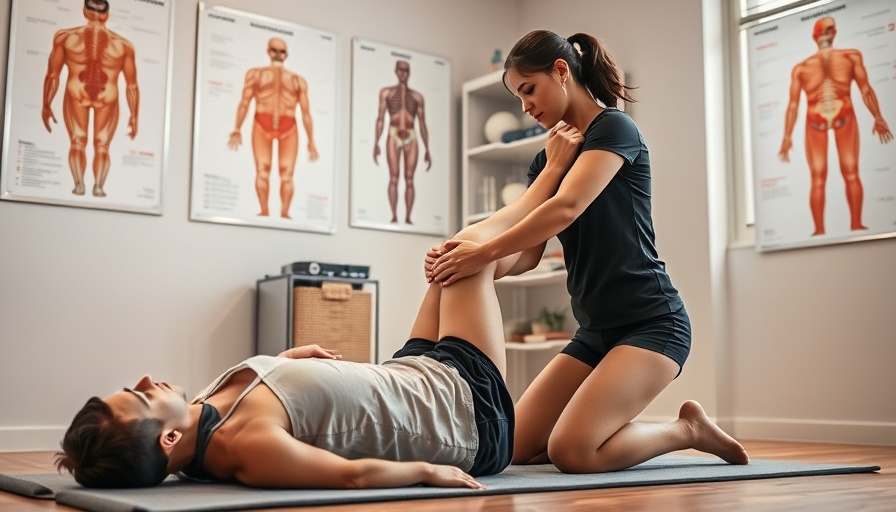 Chiropractor performs a leg stretch in treatment room. Why neck and back pain?