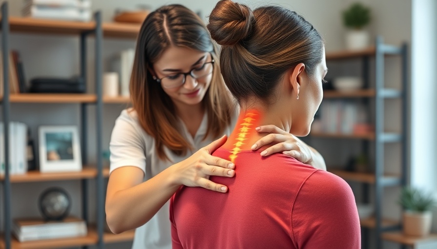 Chiropractor assists with neck and back pain relief in modern clinic.