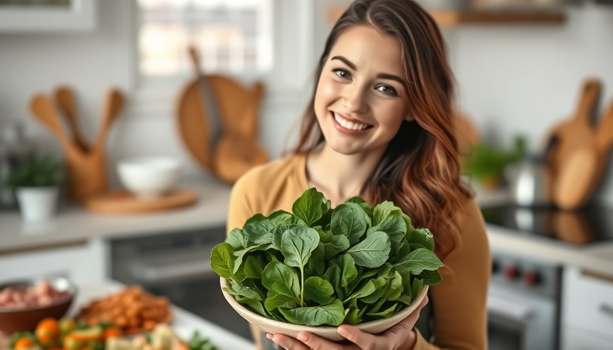 Young woman enjoying keto diet foods in a bright kitchen setting.