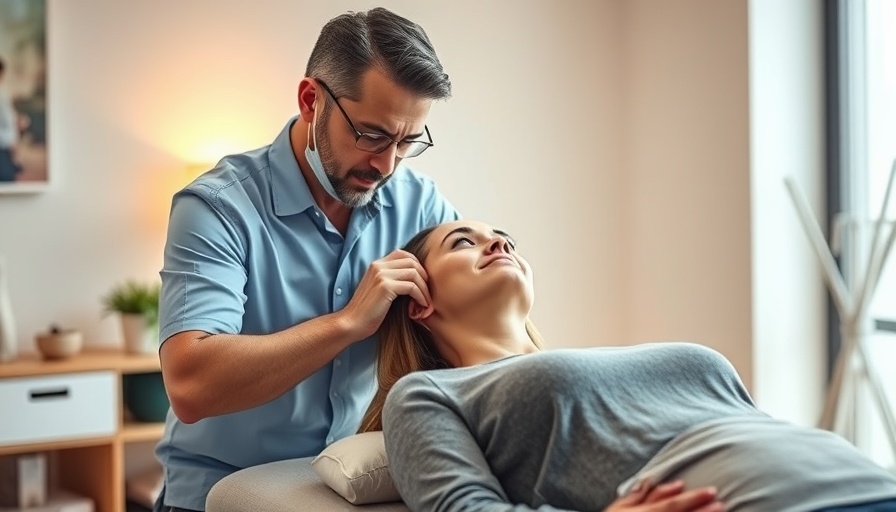Chiropractor adjusting a young woman's neck, addressing why neck and back pain occurs.