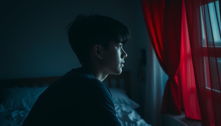 Pensive young adult reflecting indoors, illustrating U.S. Depression Rate Increase.