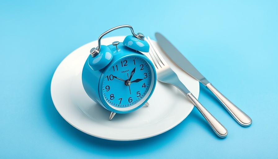 Alarm clock on plate symbolizing immunization schedules.