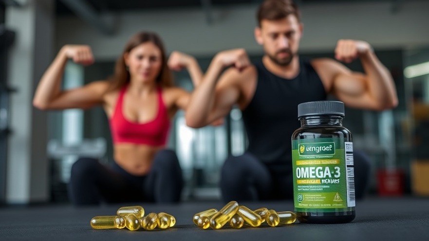 Couple training with omega-3 fatty acids for enhanced muscle recovery and physical performance.