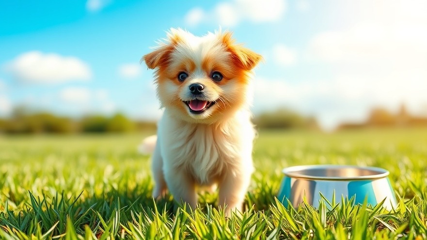 Joyful small dog thriving in vibrant grass, highlighting aspects of small dog nutrition and health needs.