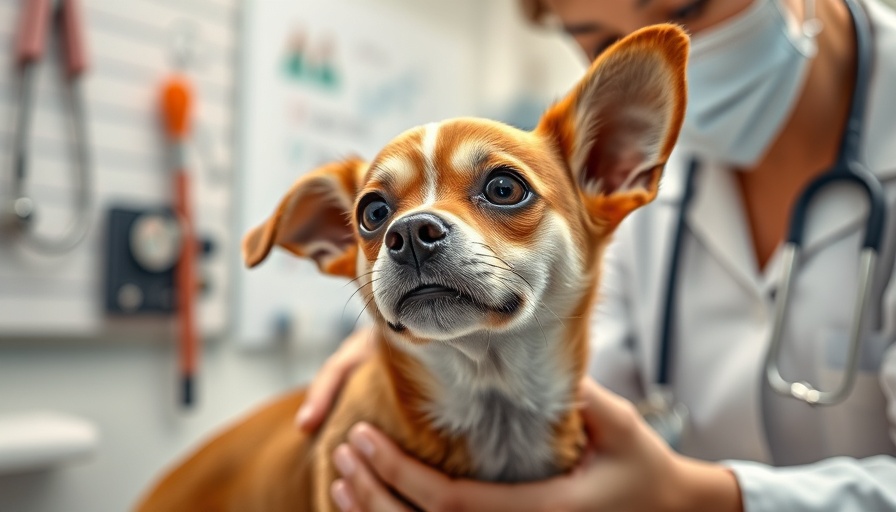 Veterinary checkup to highlight homemade dog food recipes risks.