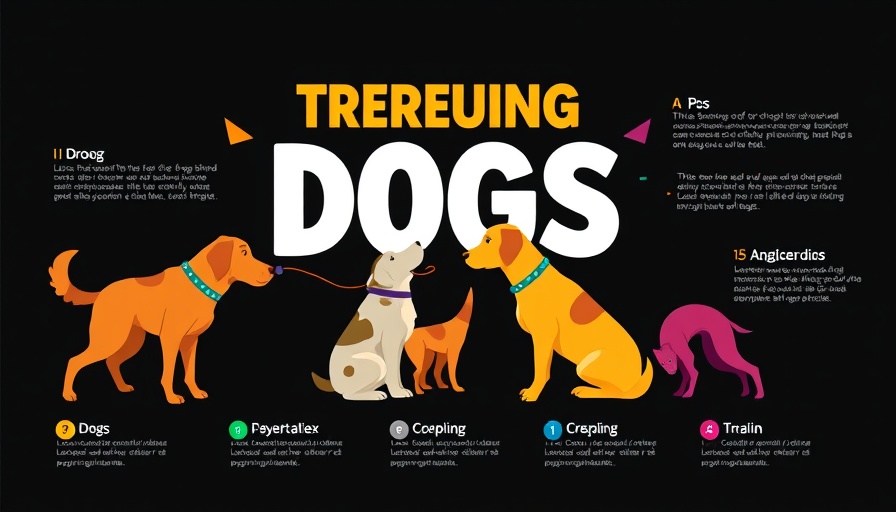 Infographic on effective techniques for training your dog using clicker and commands.