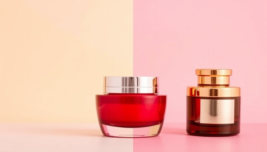 Premium moisturizers for mature skin, elegant packaging.